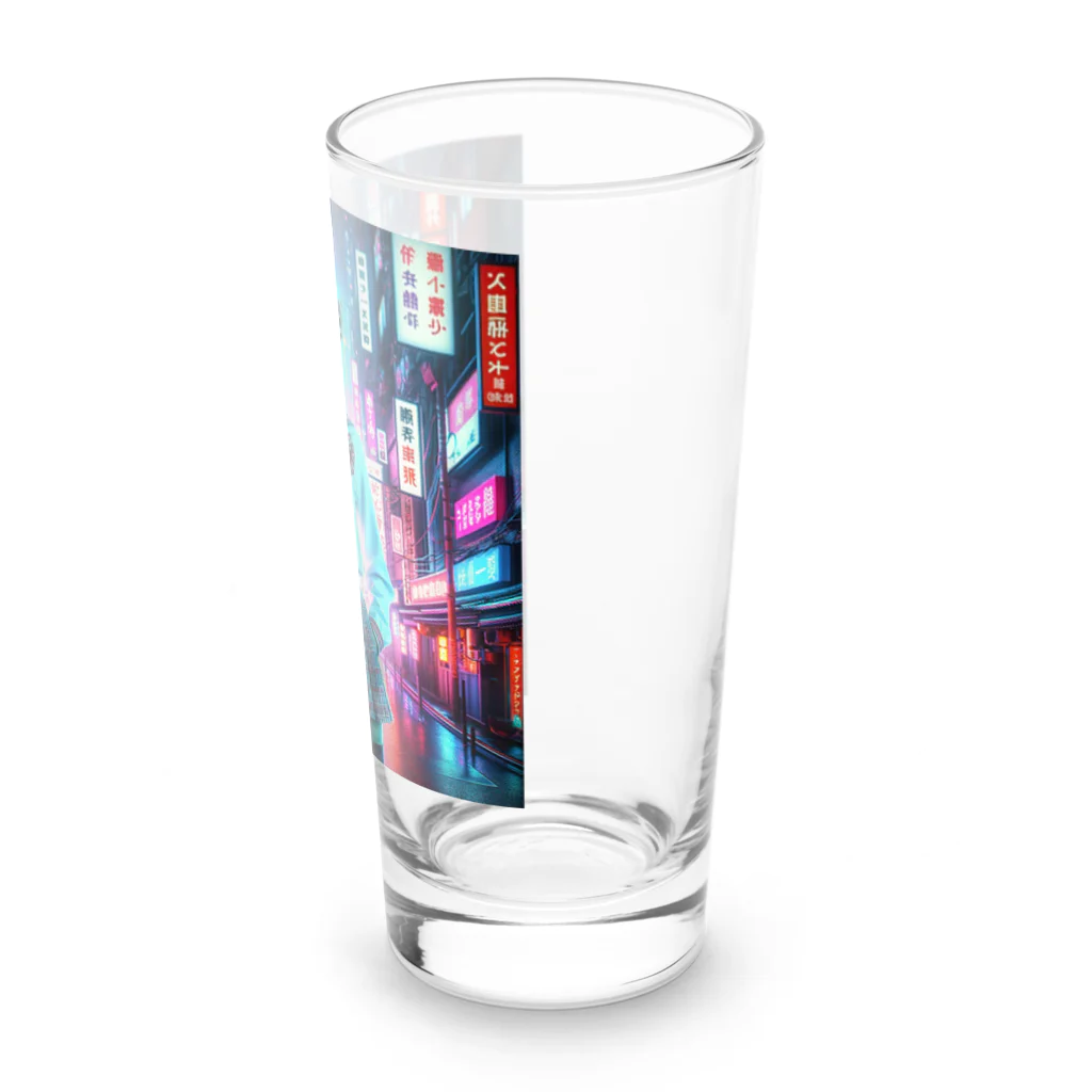 Hayate Kawakami オリジナルの般若女子高生 Long Sized Water Glass :right