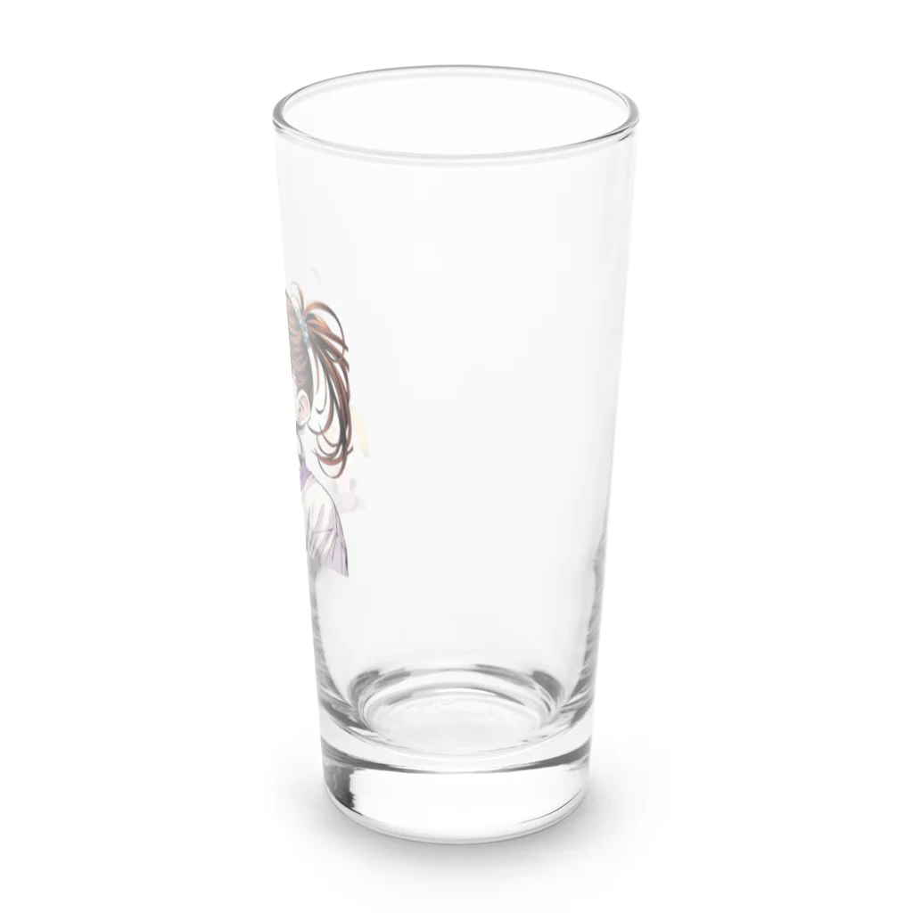 Great leisure shopのバナナ好き娘2 Long Sized Water Glass :right