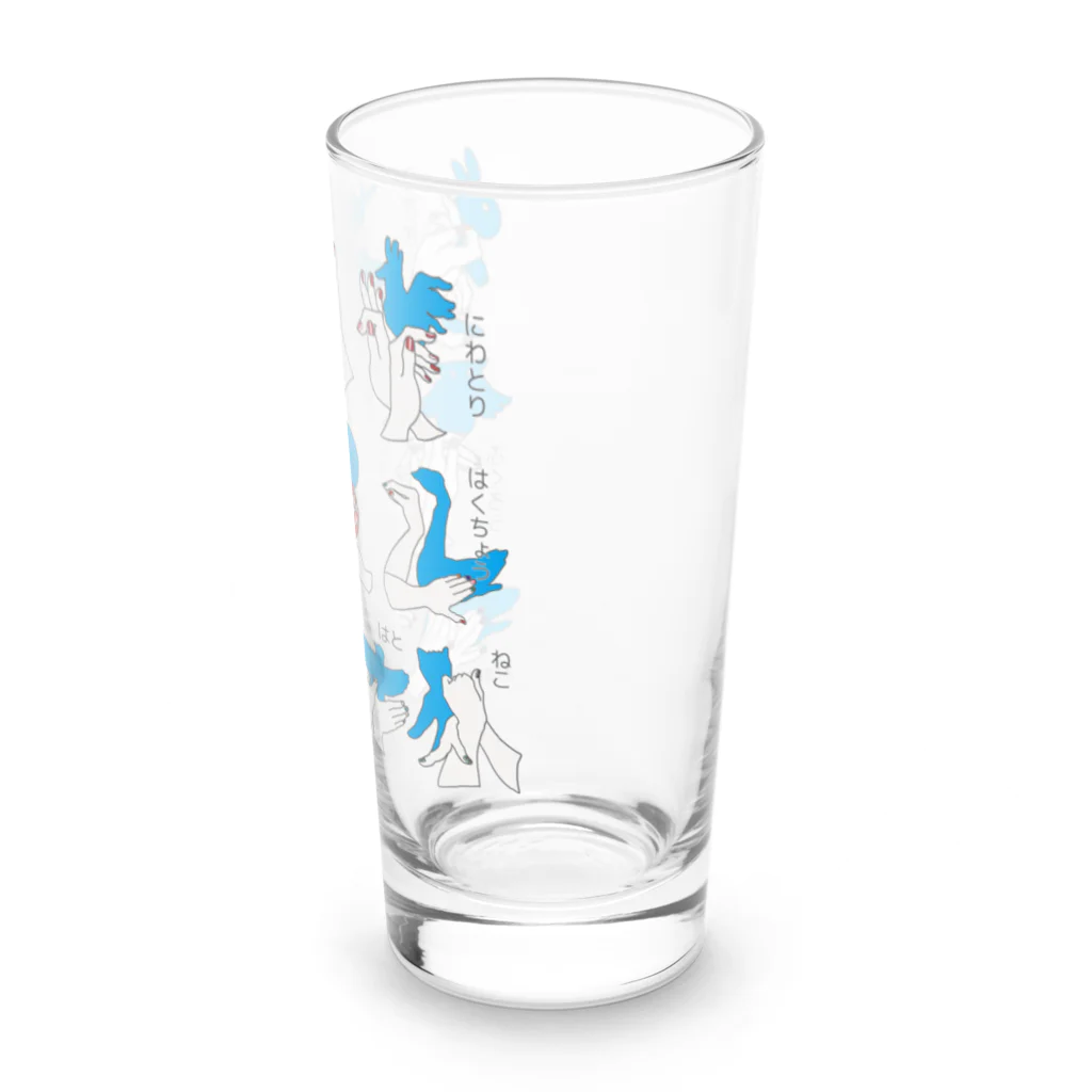 NANAKO DECORATIONの手影絵文様  Long Sized Water Glass :right