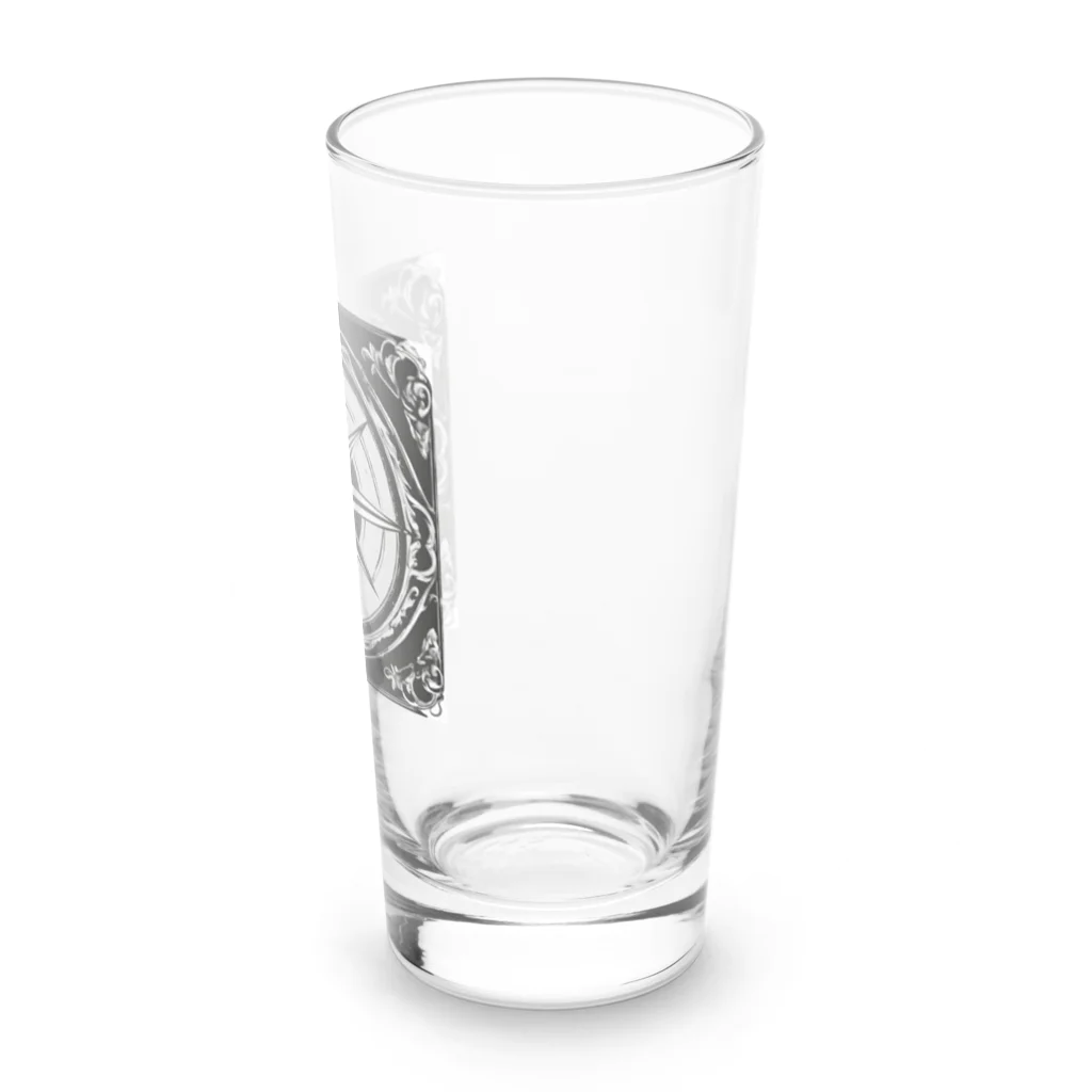 ecliptic thread(モノトーンロゴSHOP)のコンパスロゴ Long Sized Water Glass :right