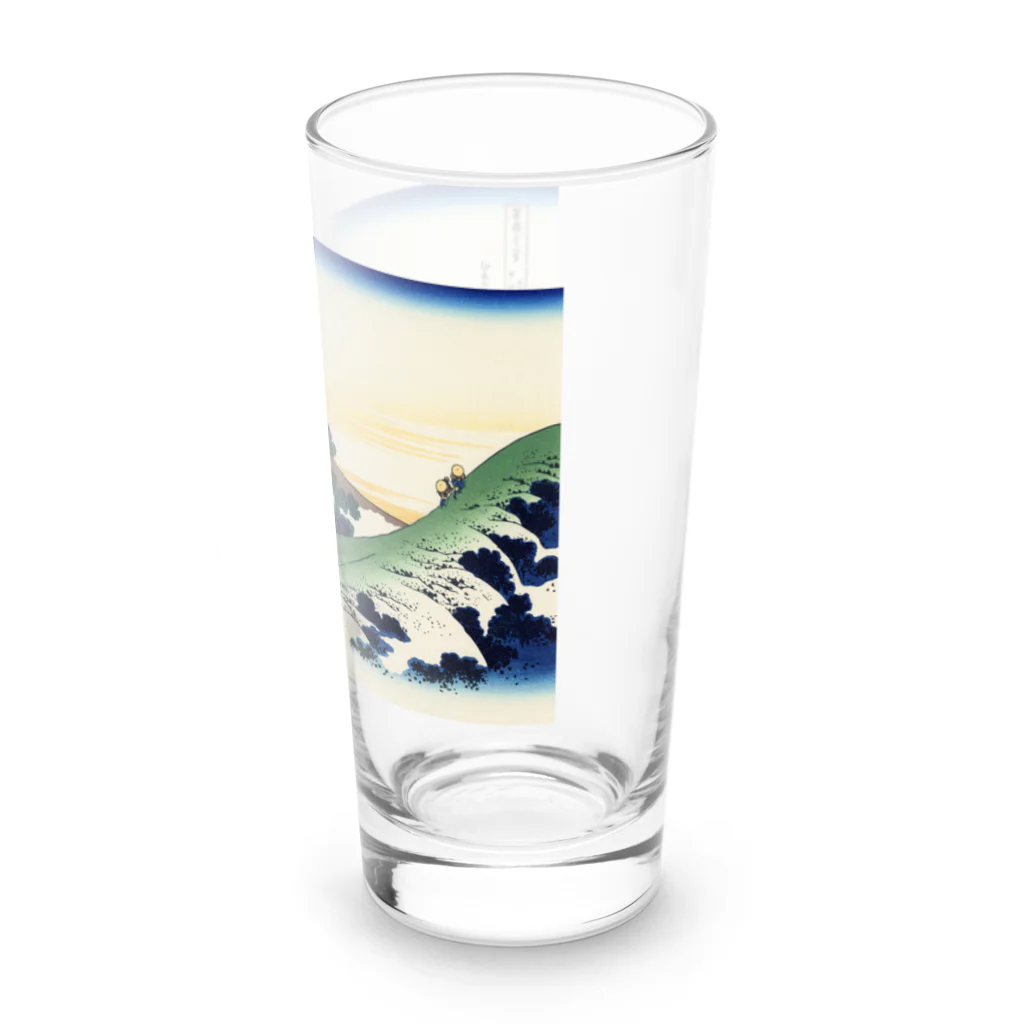 浮世絵屋の北斎「富嶽三十六景⑥　甲州犬目峠」葛飾北斎の浮世絵 Long Sized Water Glass :right