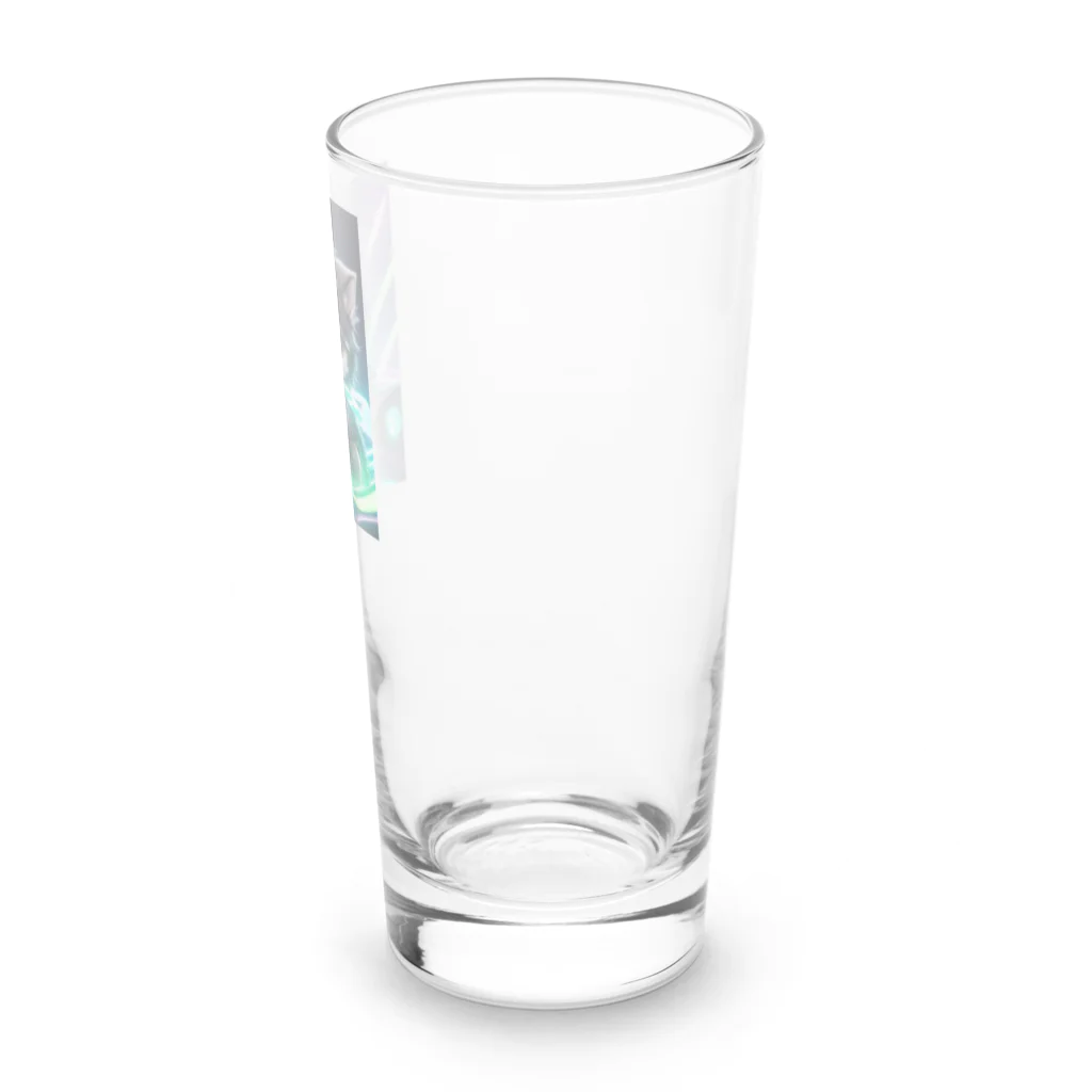 dcgnori／ワンコ画像のナイト、ドライバー、マーシー Long Sized Water Glass :right