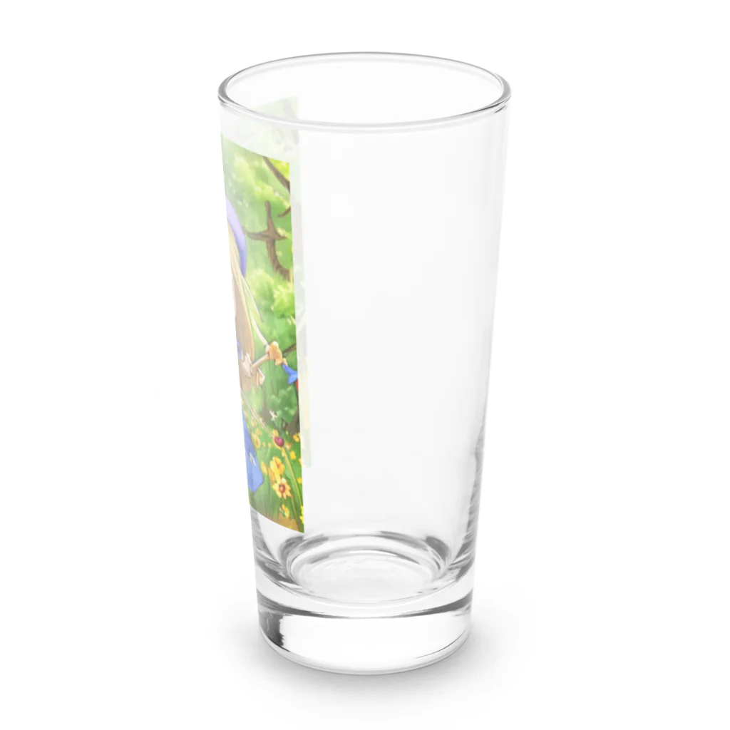 なっつ ふぁくとりーのかかしちゃん Long Sized Water Glass :right