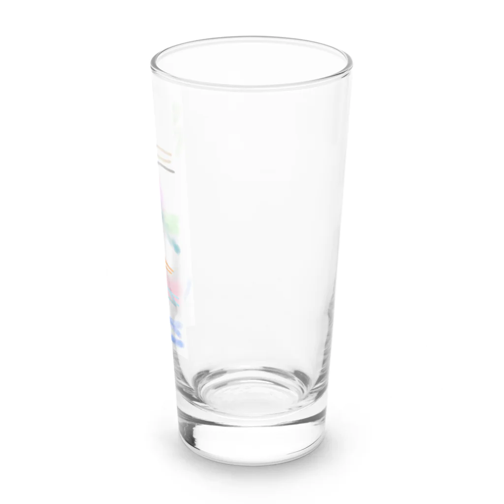 k..m 8888のスピリチュアルアートm..k2222 Long Sized Water Glass :right