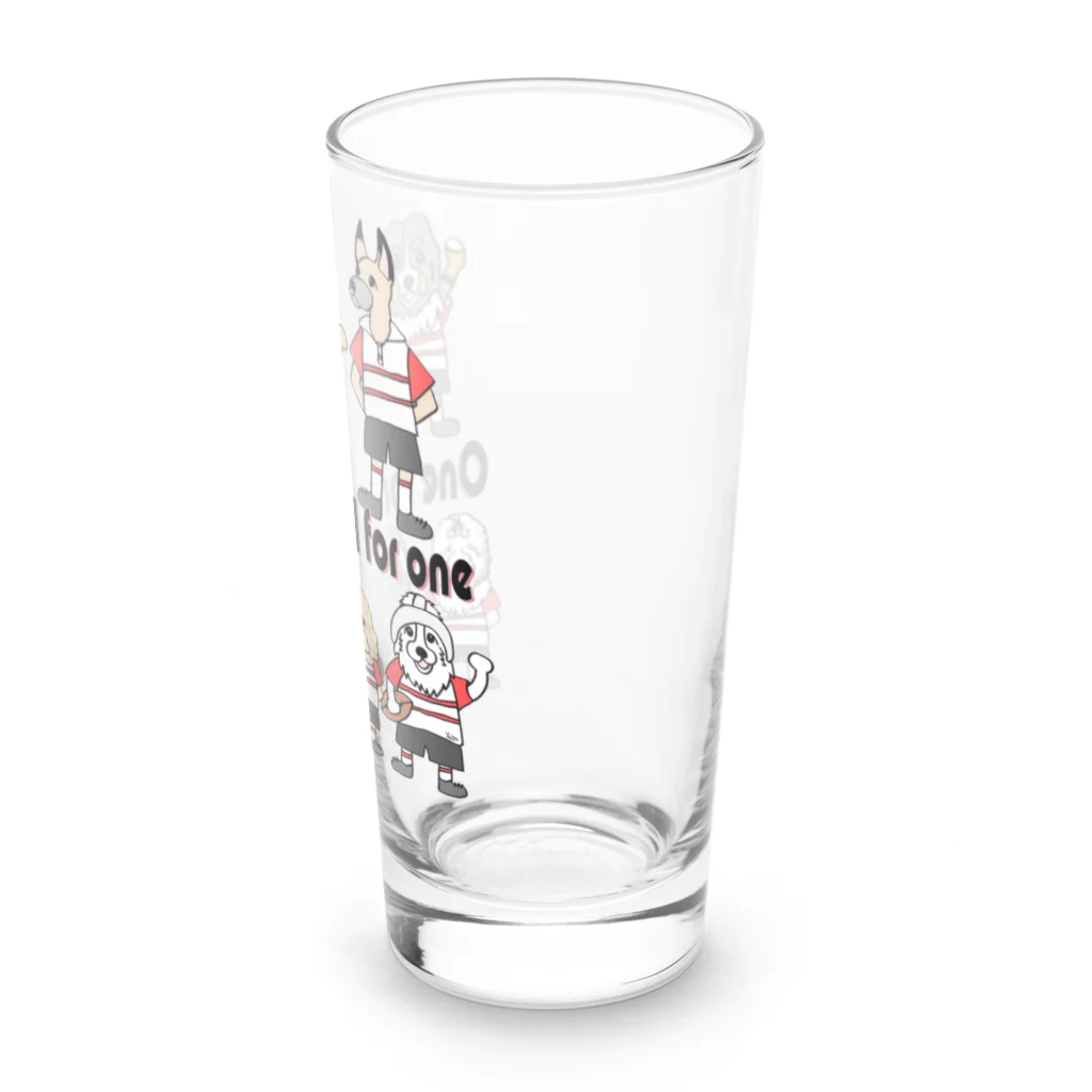 yayo-flat-chestnutsのラグビーDOG　OFA Long Sized Water Glass :right