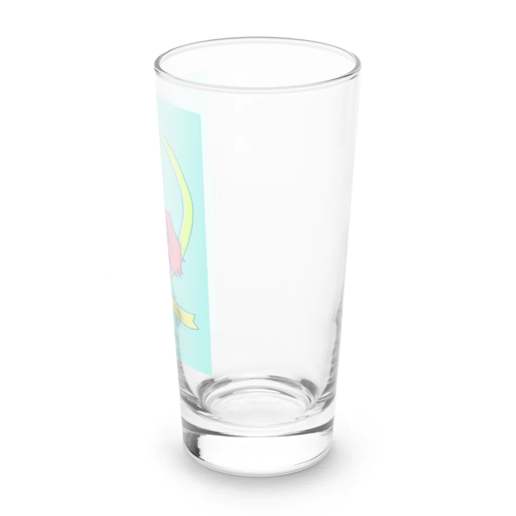 Kaede  lemonadeのダックスとレモンとゴールドリボン Long Sized Water Glass :right