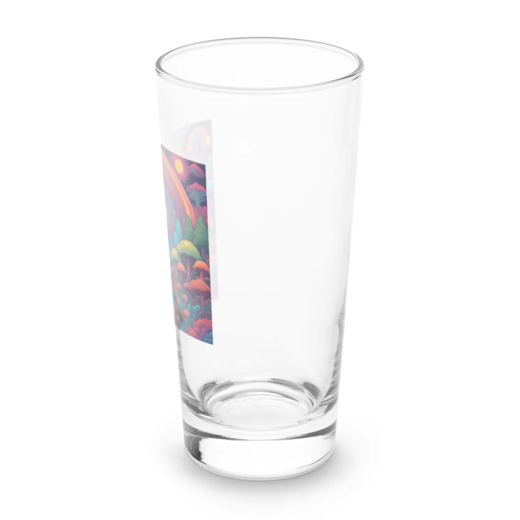 yt shopのサイケな自然イラストグッズ Long Sized Water Glass :right