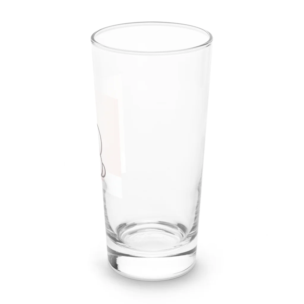 pekikoのうさぎの梅 Long Sized Water Glass :right