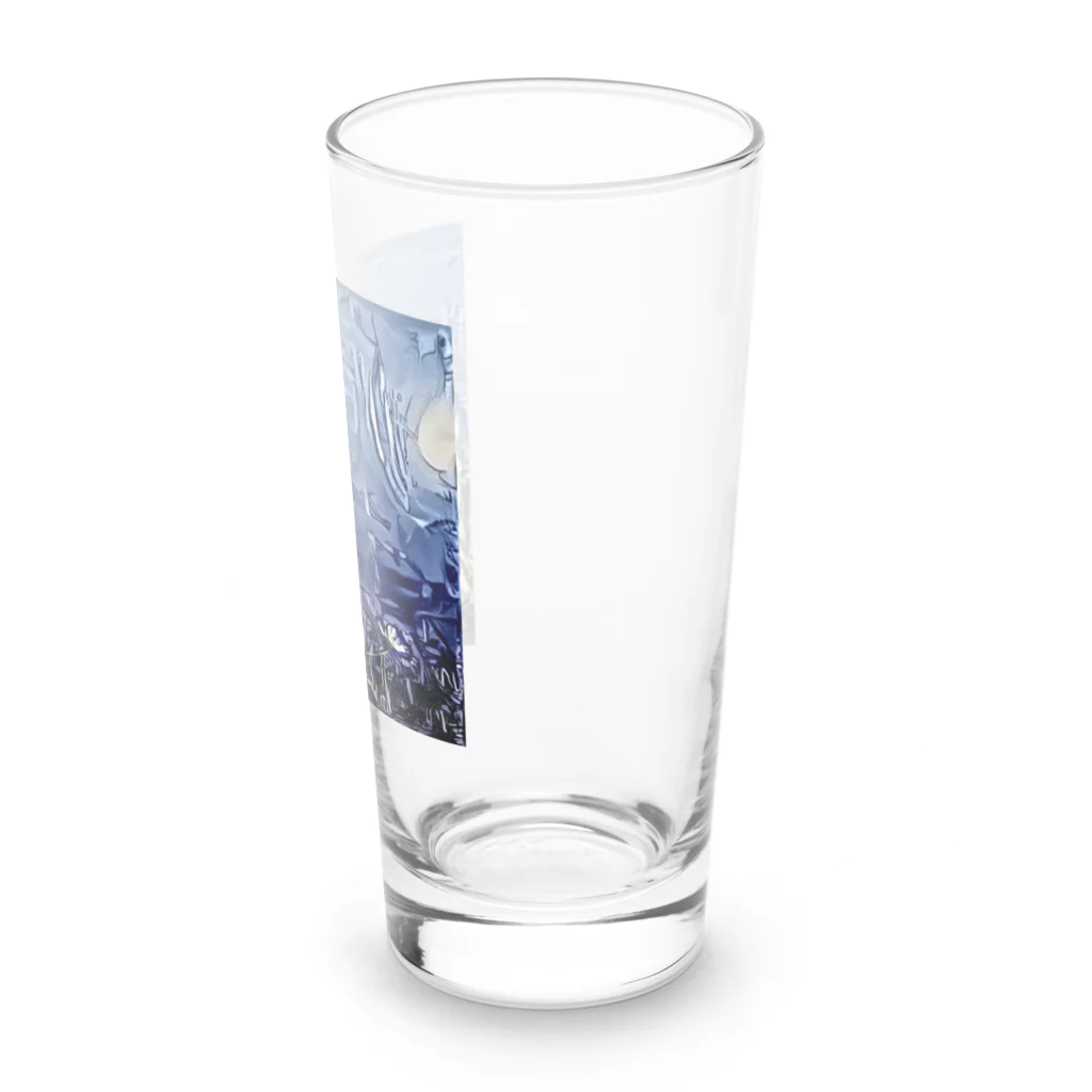 絵を描く人【のなまに】の月夜のカエル Long Sized Water Glass :right