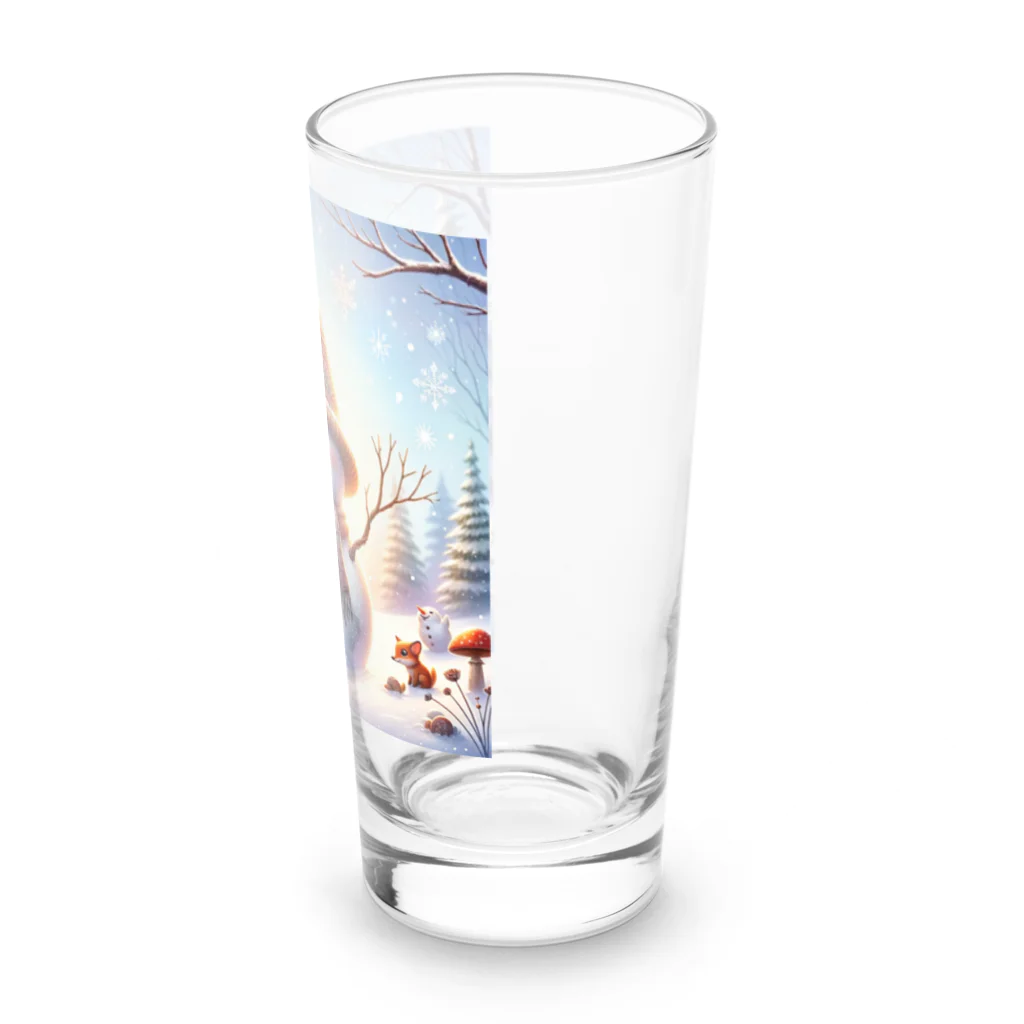 calcium369のスノーマン Long Sized Water Glass :right