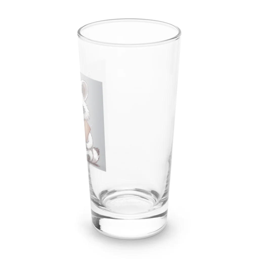 しろあらいぐまのラックスくんのラックスくん Long Sized Water Glass :right