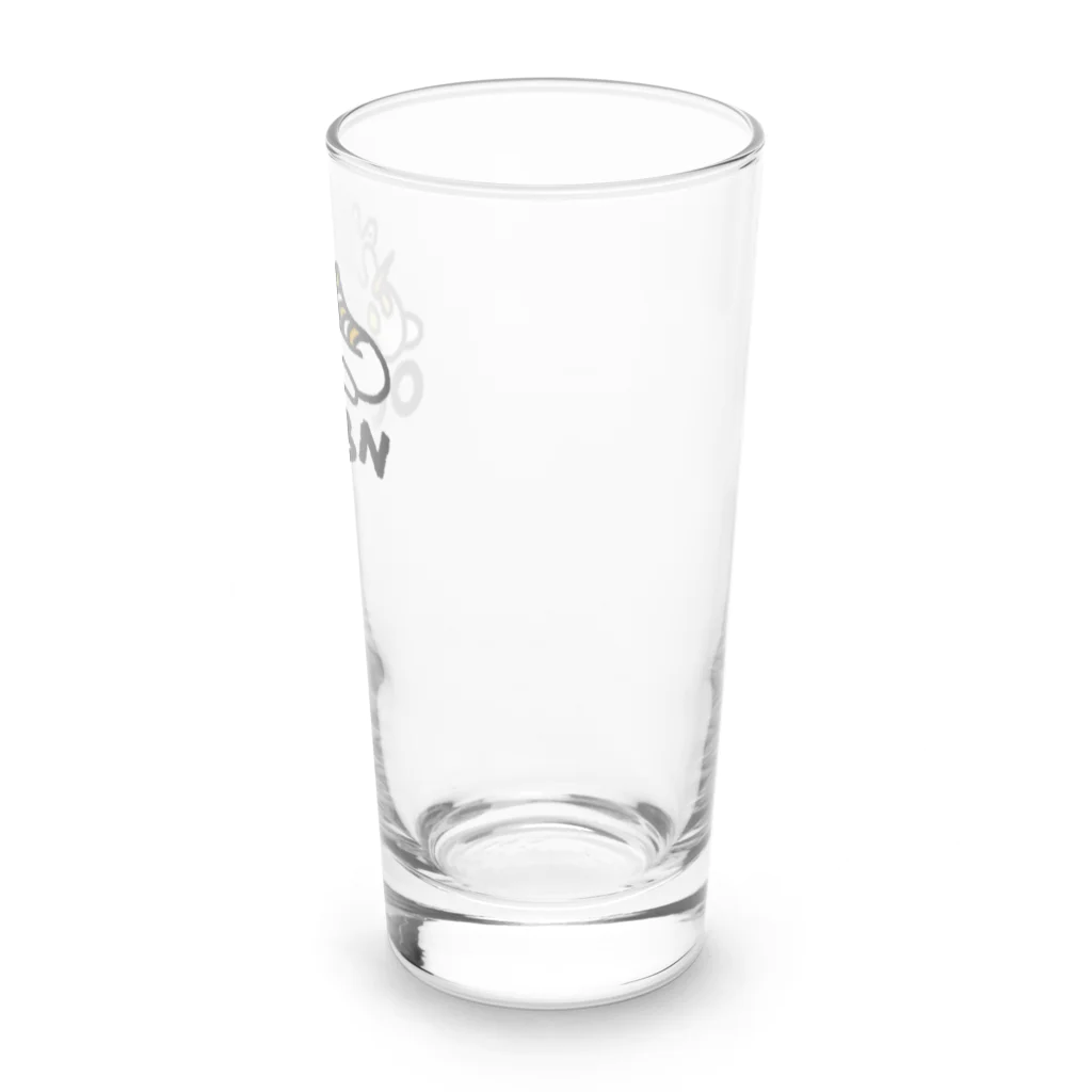 清く正しく美しくsuzuri支店のたれオオオバナ Long Sized Water Glass :right