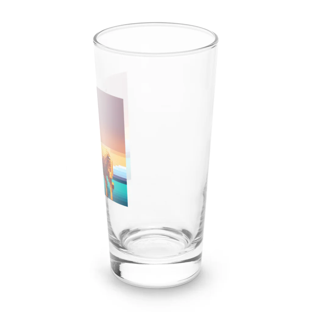 Zep11138のドット絵キリン Long Sized Water Glass :right