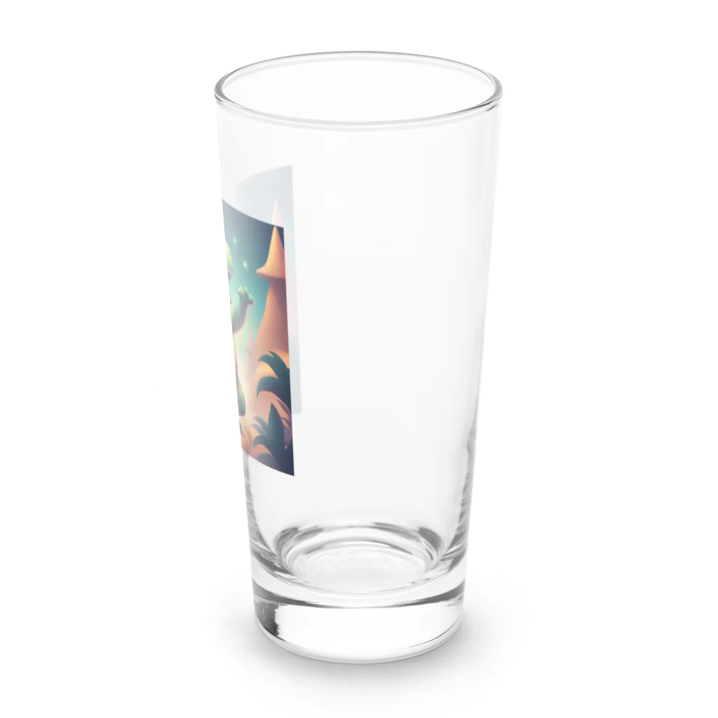 nvnの恐竜のダンス Long Sized Water Glass :right