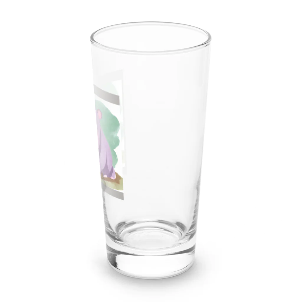 nvnのカバさん Long Sized Water Glass :right