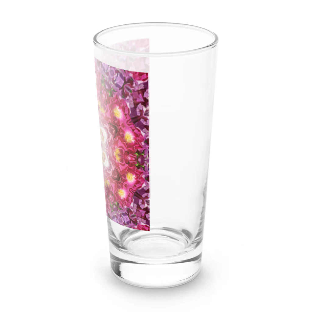 With Flowerの恋の味方の情熱の薔薇たち Long Sized Water Glass :right