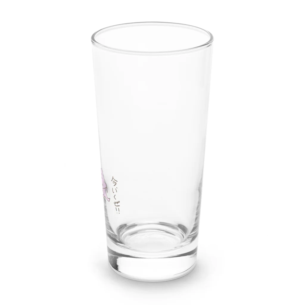 ひよこーさかなの脱兎の如し Long Sized Water Glass :right