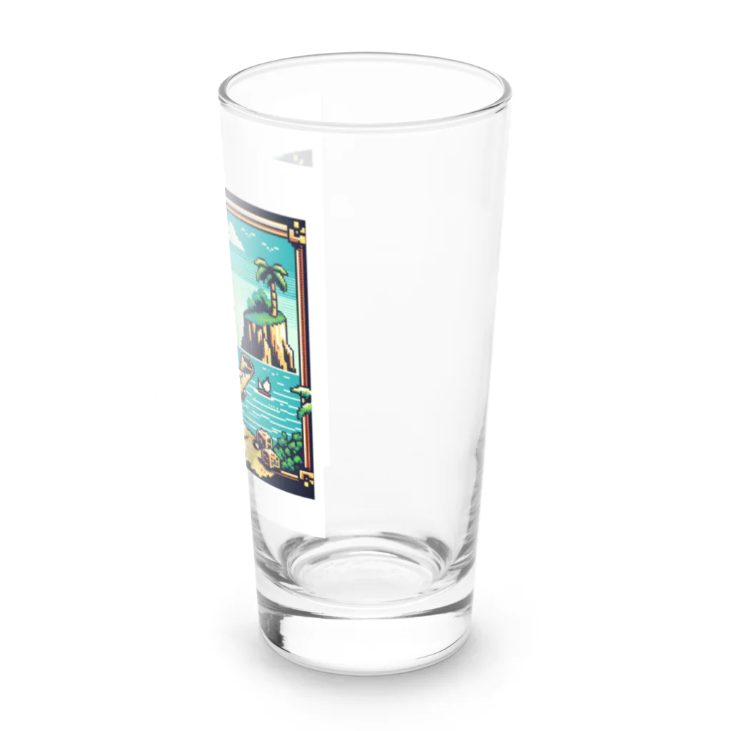 Pixel Questのピクセルクエスト・ドレイコ Long Sized Water Glass :right