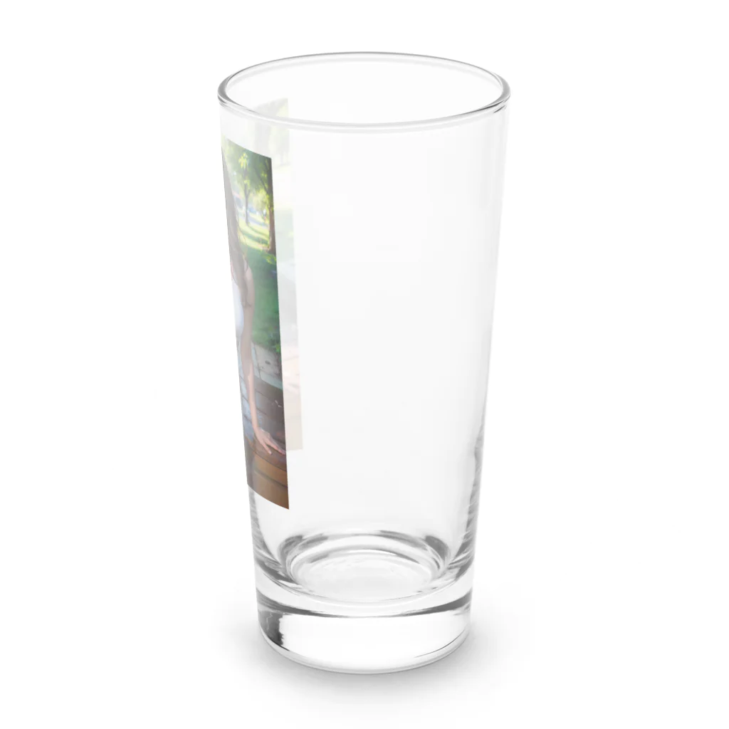 魔法陣ウガのフィットネスガール01 Long Sized Water Glass :right