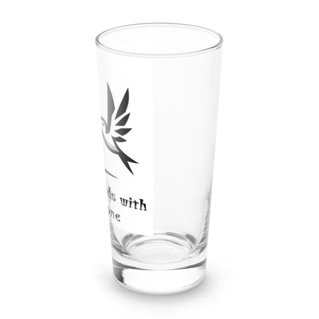 &AIの一石二鳥(Kill two birds with one stone) Long Sized Water Glass :right