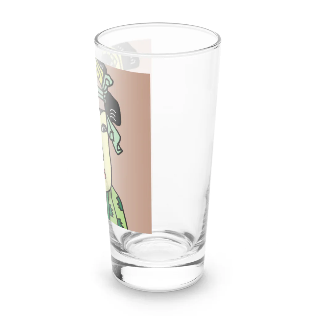 じゃぱにぃずぴぃぽぅの三世瀬川菊之丞の田辺文蔵妻おしづ Long Sized Water Glass :right