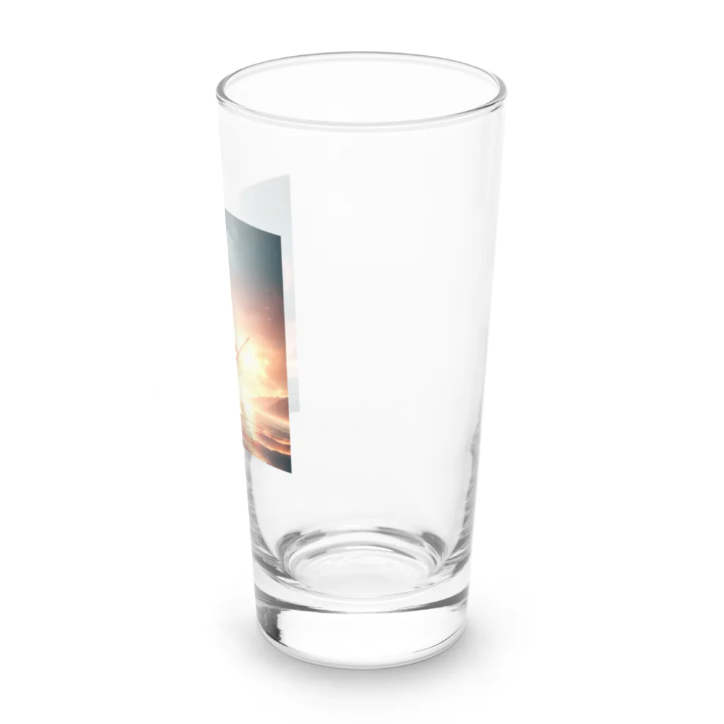 終わらない夢🌈の冒険船🚢✨ Long Sized Water Glass :right