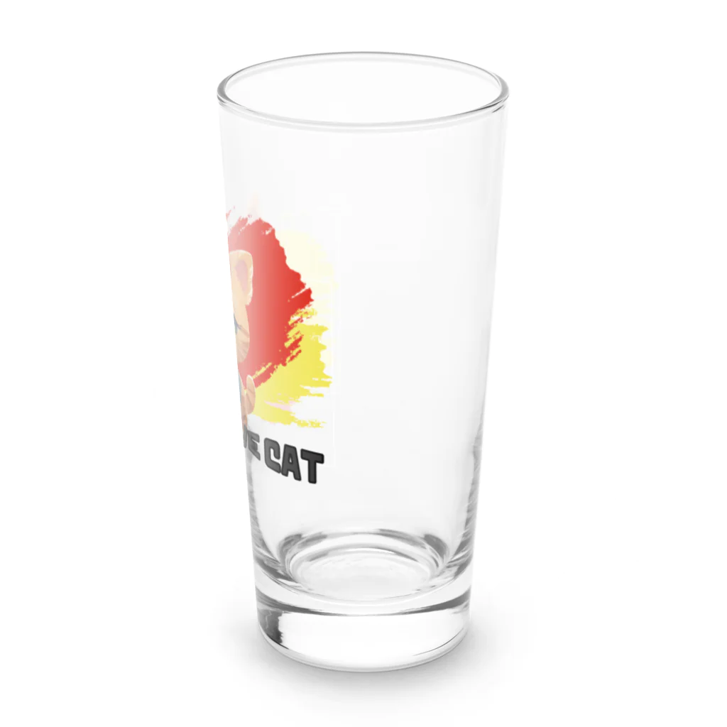 てつくんのお店のI LOVE CAT  by tetsukun オリジナルデザイン Long Sized Water Glass :right