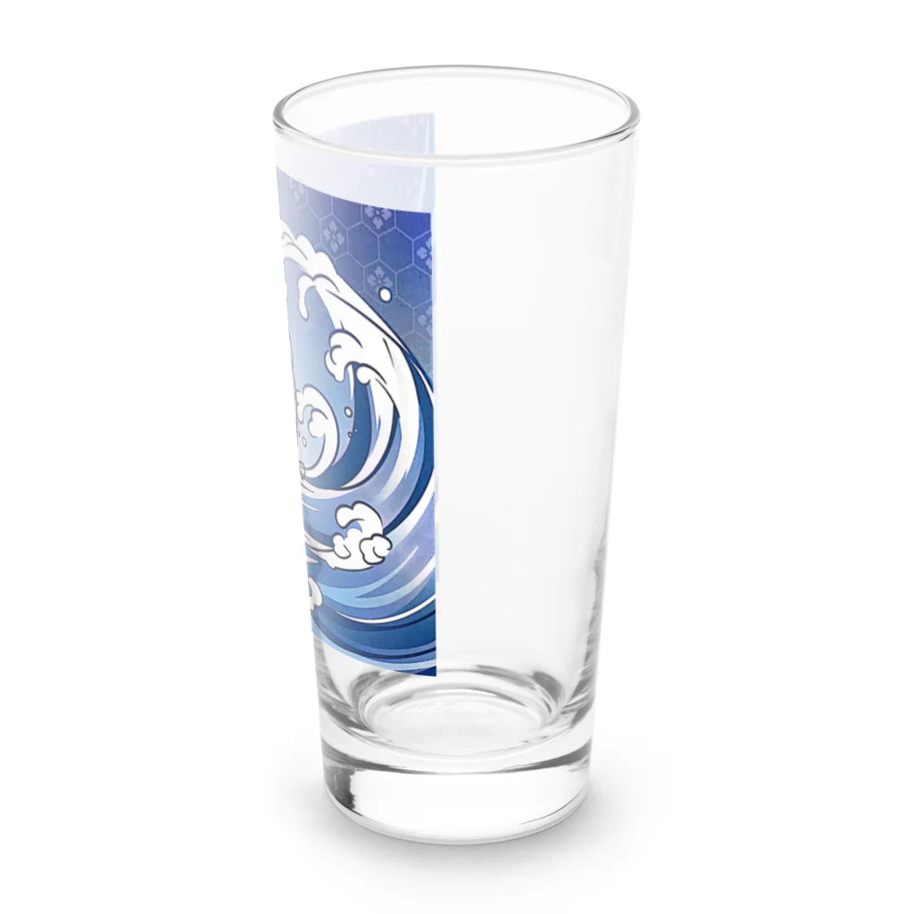 3tomo6's shopのさかなクン 今日もがんばる Long Sized Water Glass :right