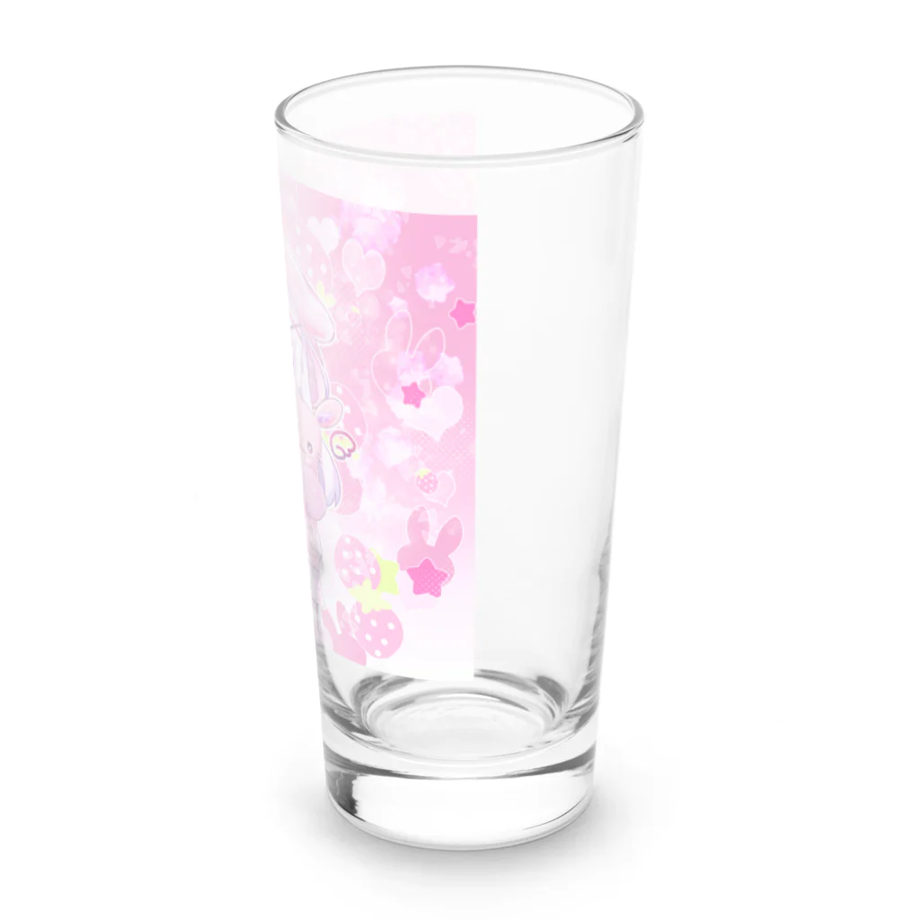 みなづき。のうさ耳パーカーちゃん Long Sized Water Glass :right