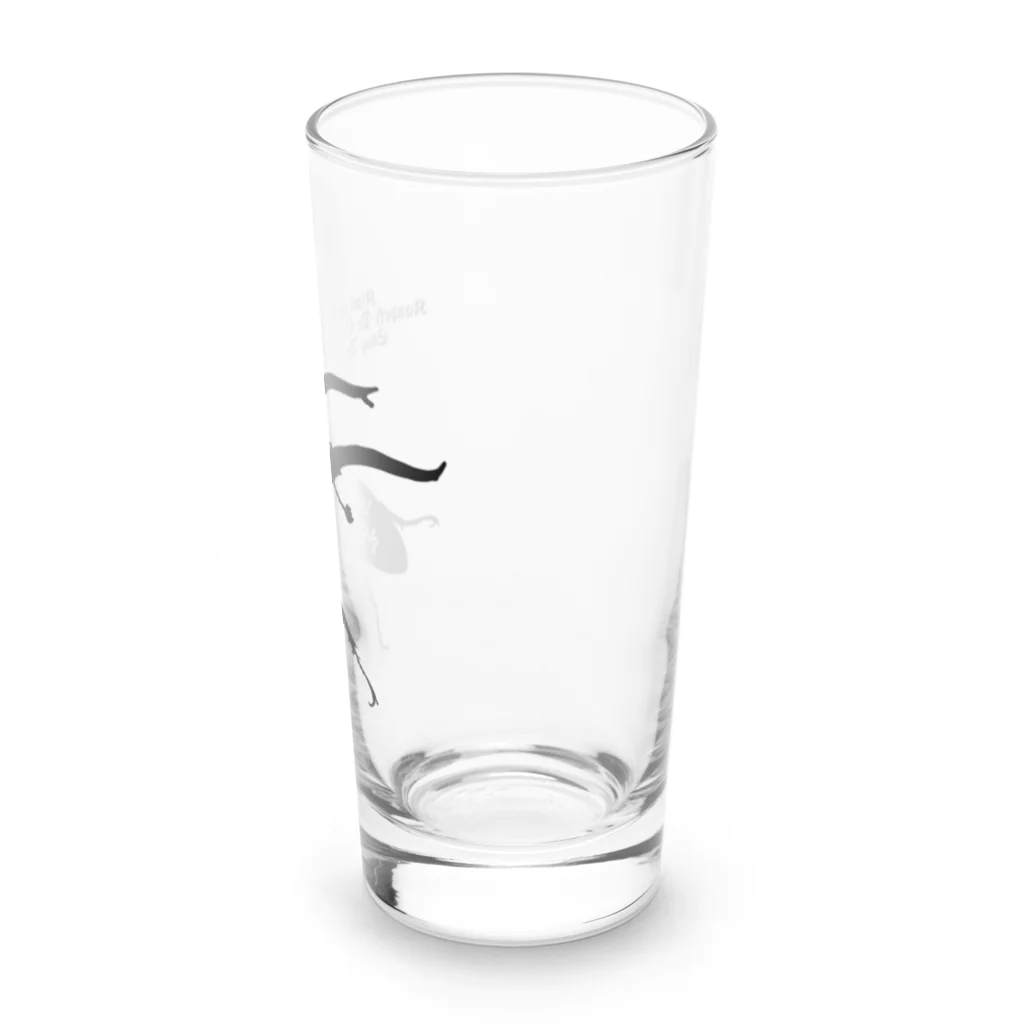 Beejouxのプラネットミヤマクワガタ時々国産ミヤマ(Black) Long Sized Water Glass :right
