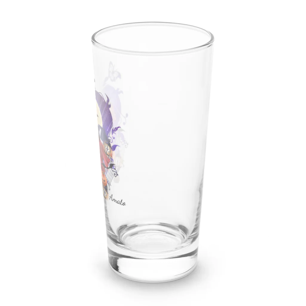 天兎の作品展のにゃんぱいあ天兎 Long Sized Water Glass :right