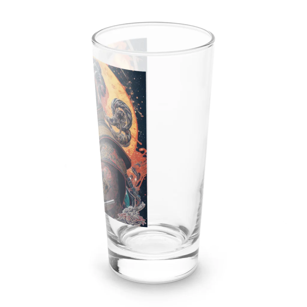 ZZRR12の「猫舞う戦士の神響：武神の至高の姿」 Long Sized Water Glass :right
