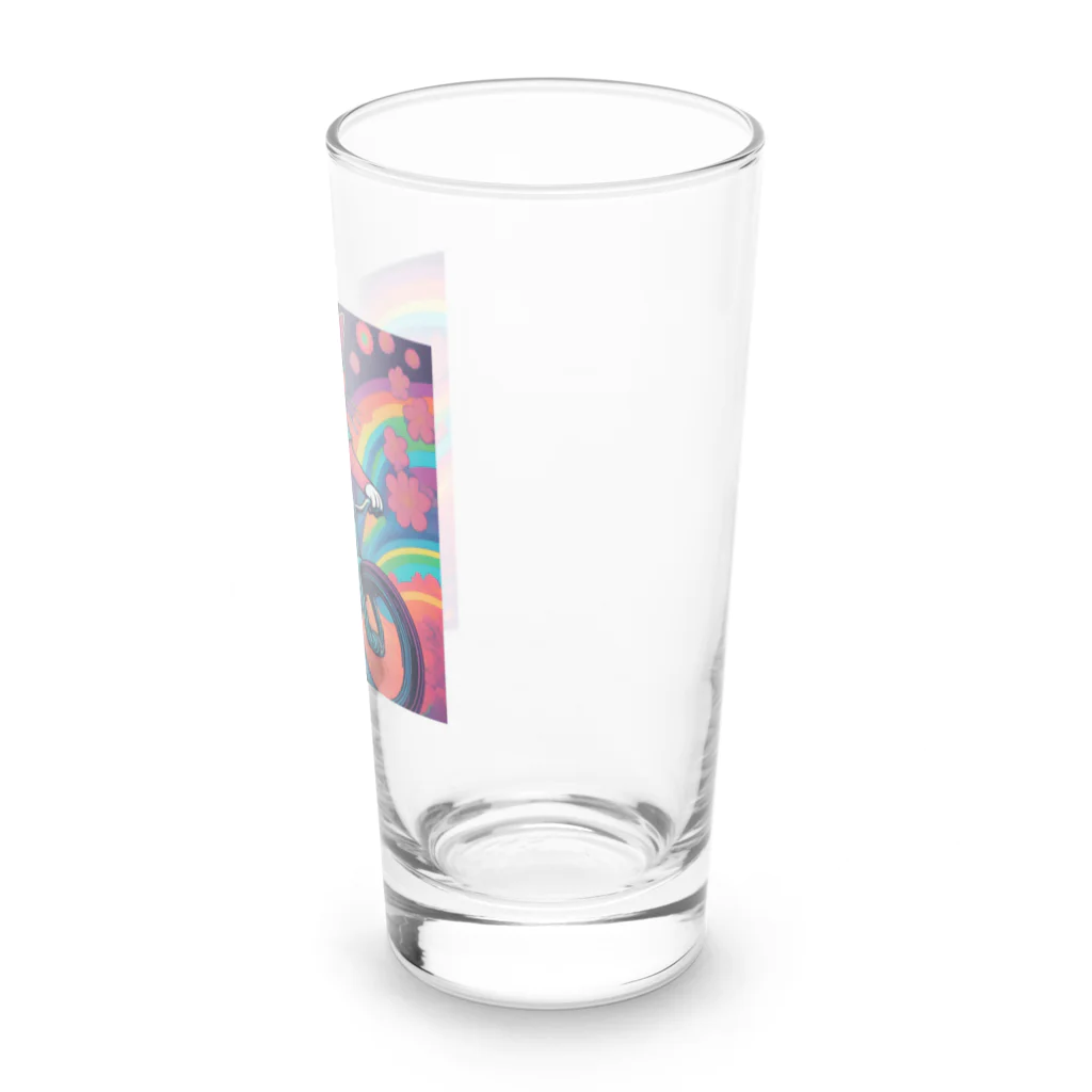 yacco-のお店のねこ Long Sized Water Glass :right