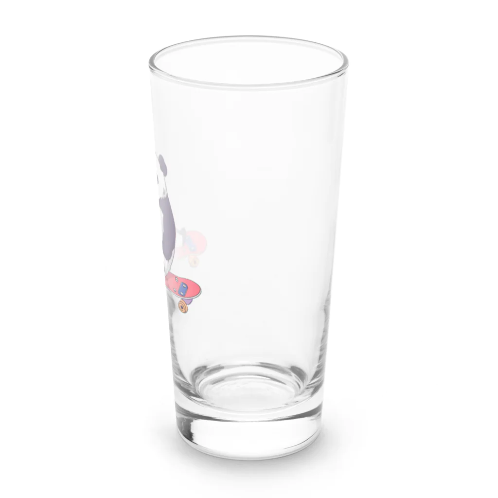 yacco-のお店のダイカット ある日のぱんだ Long Sized Water Glass :right