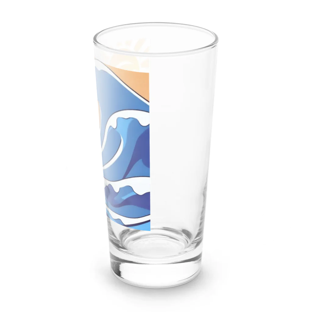 DOKONIDAの波と太陽　グッツ Long Sized Water Glass :right