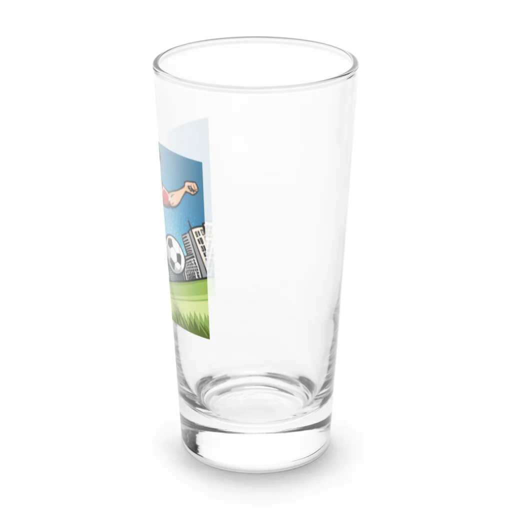 I am japanese(^▽^)/のアニメ風 Long Sized Water Glass :right