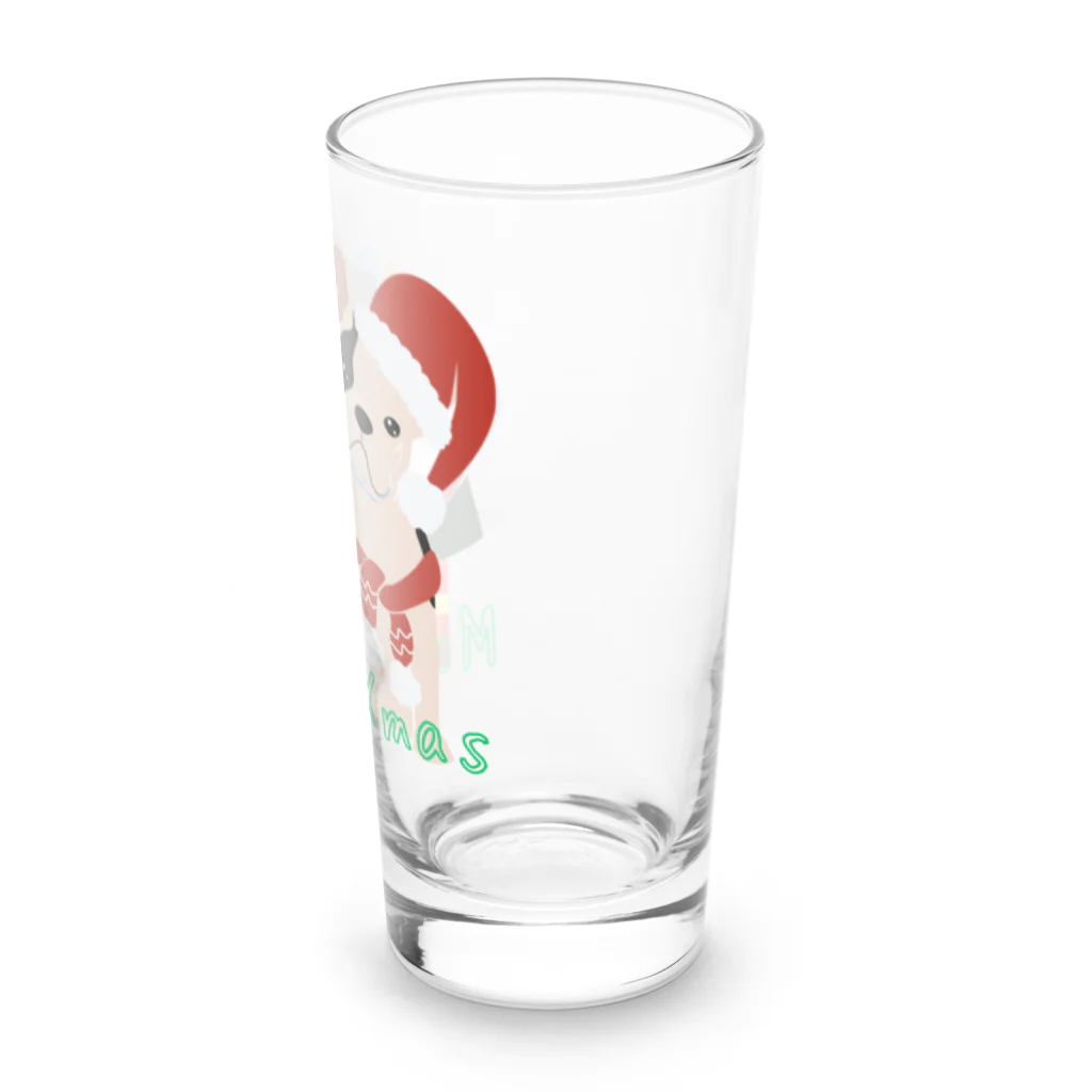 FRENCHIEのクリスマスの夜はシンデレラの気分になるフレブル🍾 Long Sized Water Glass :right