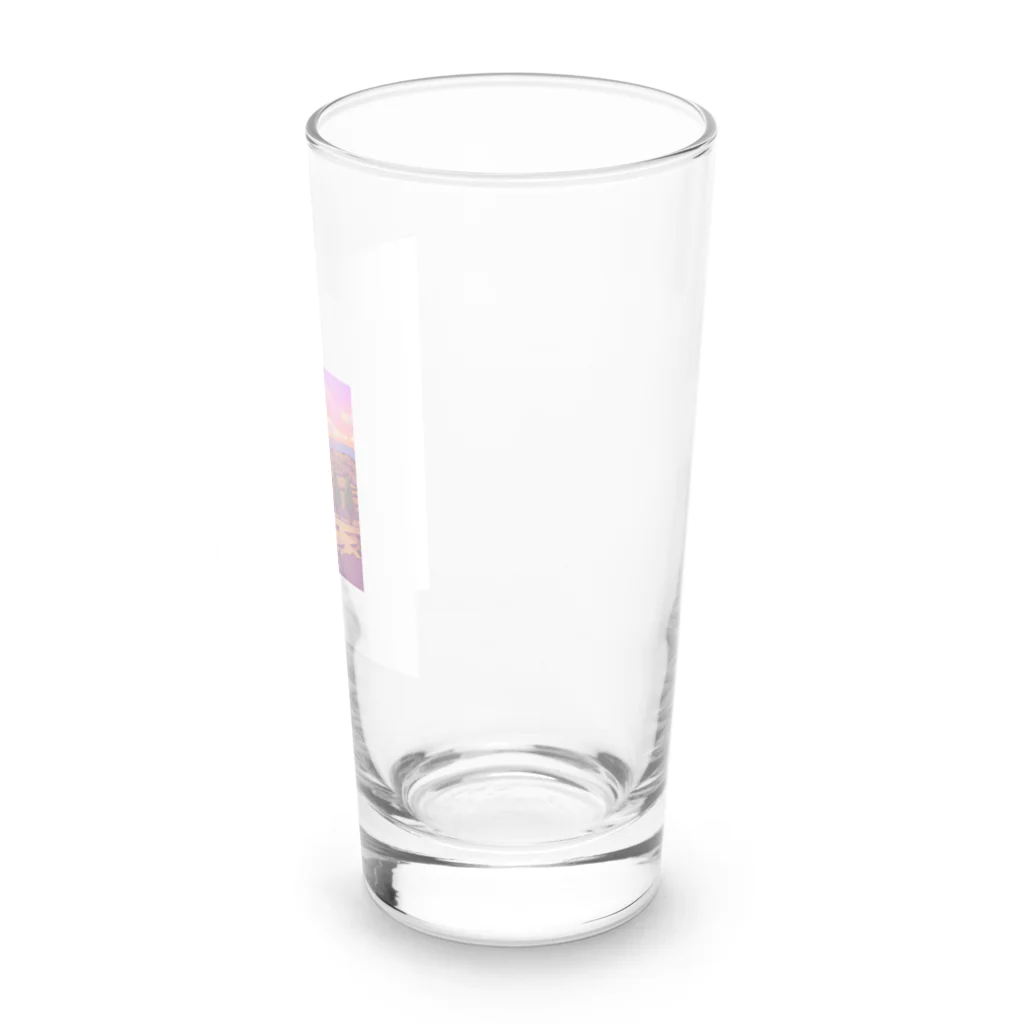 ウィリーの雑貨屋さんのトスカーナの黄昏 Long Sized Water Glass :right