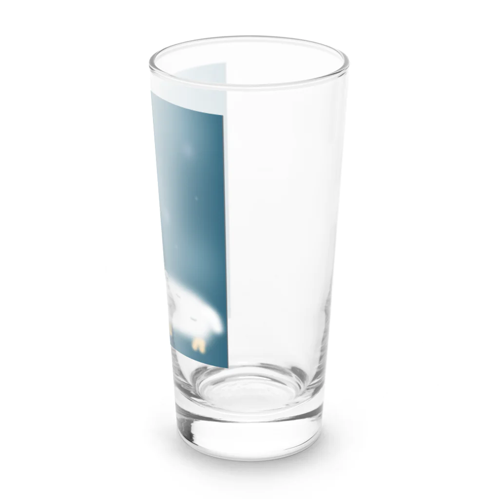 旅するナースのクリスマスのひつじさん Long Sized Water Glass :right