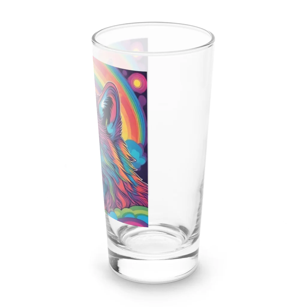 shop.ycのユメウルフ Long Sized Water Glass :right