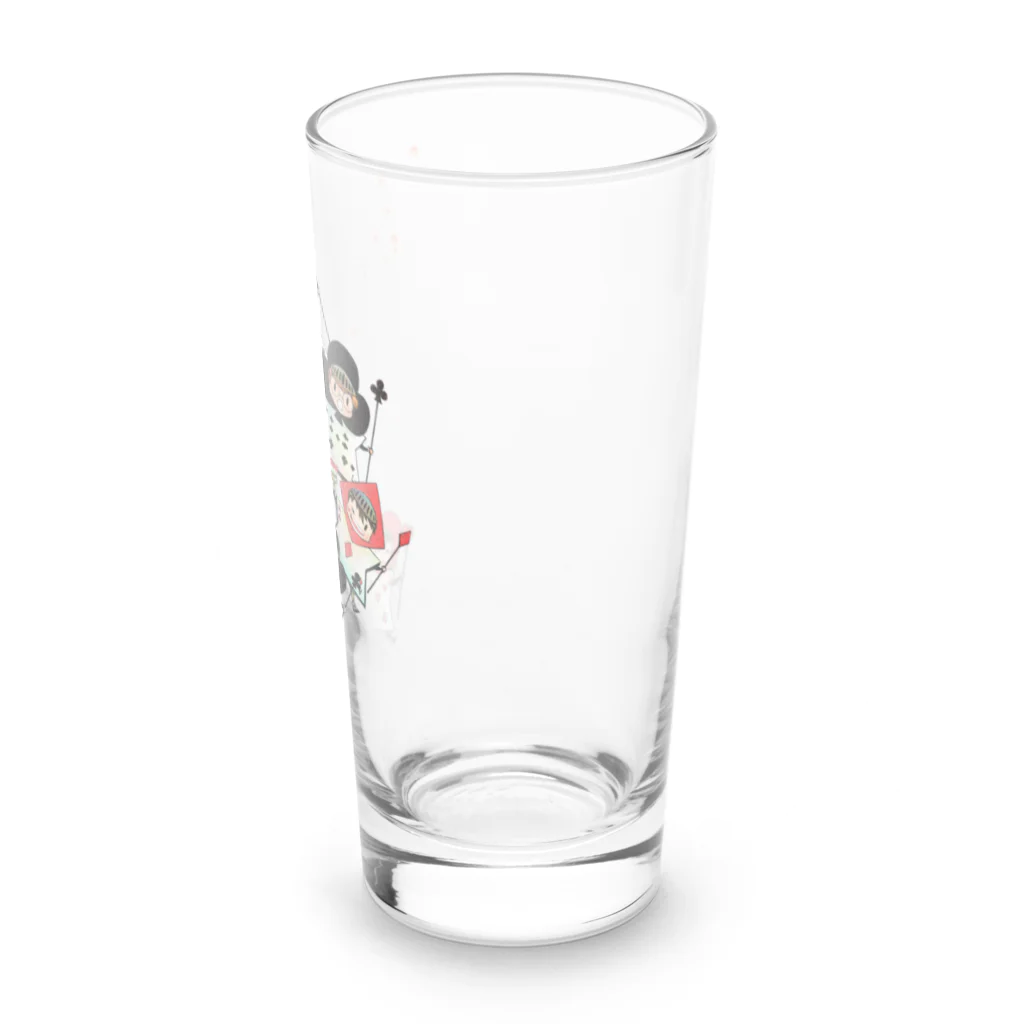 群青のはなまる園企画　不思議の国のトランプ兵ver.先生たち Long Sized Water Glass :right