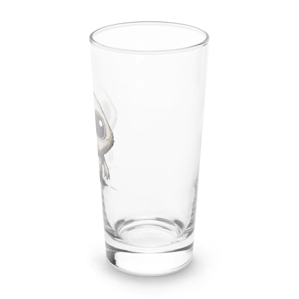 かわいい女の子とシュールな絵の擬態キノコ Long Sized Water Glass :right