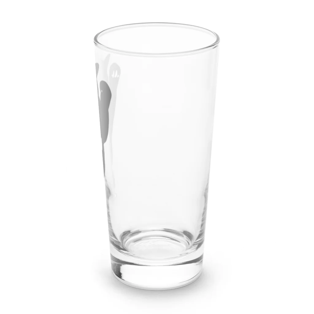 犬猫サロンぷらすのツキノワネコ Long Sized Water Glass :right