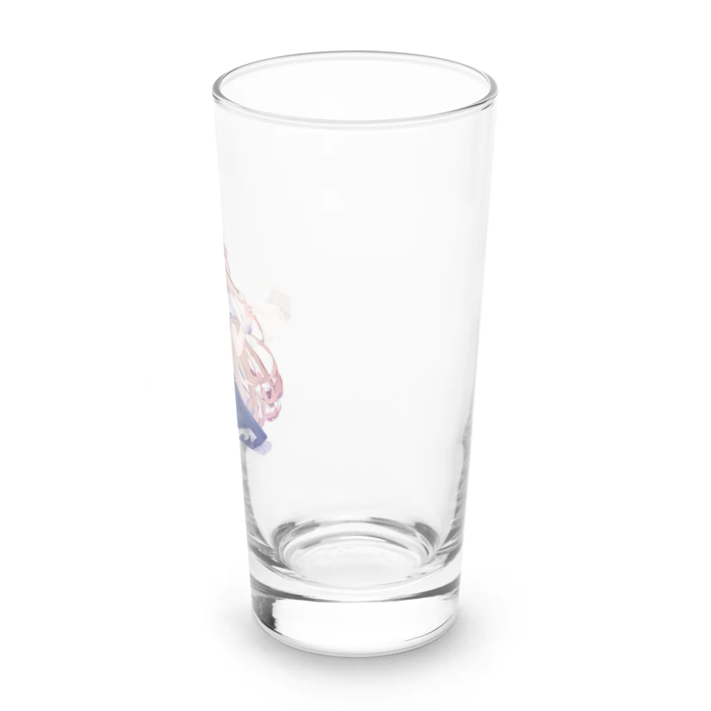 かわいい女の子とシュールな絵のアリスマーガレットちゃん Long Sized Water Glass :right