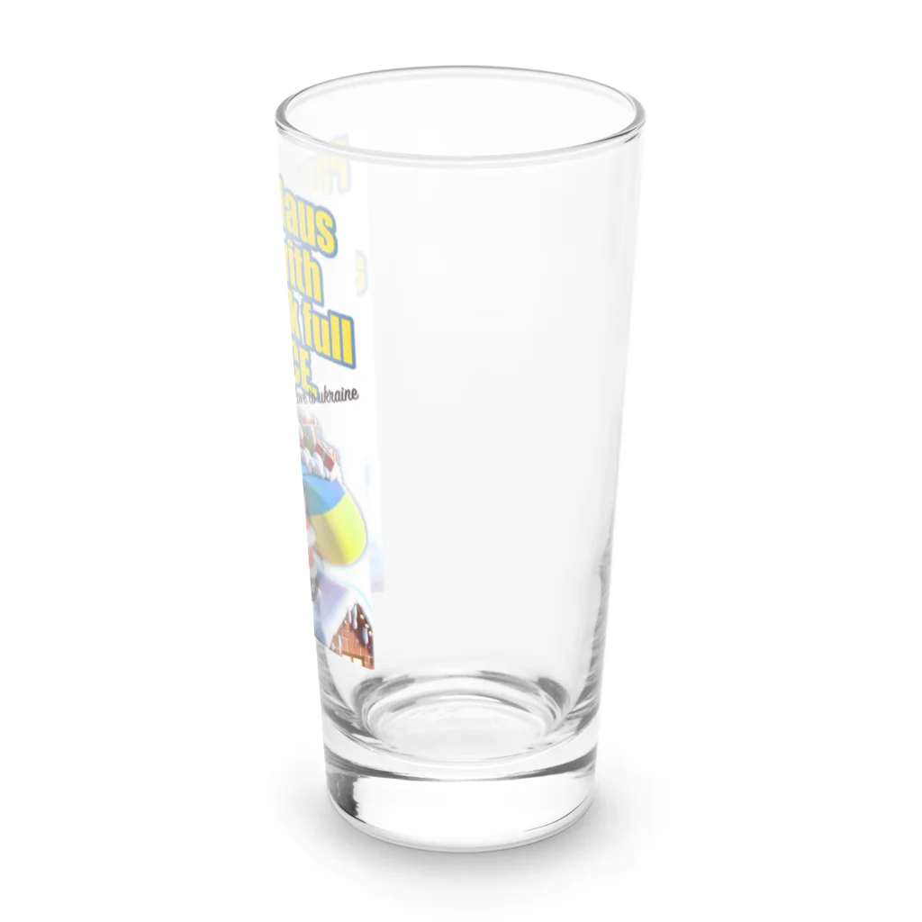 picassoの楽しいデザインショップのパンダクロース Long Sized Water Glass :right