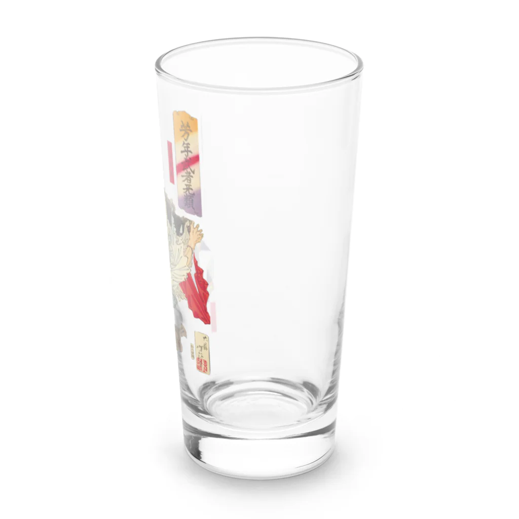 大正ロマン・昭和モダンの浮世絵　芳年武者无類 日本武尊・川上梟師 Long Sized Water Glass :right