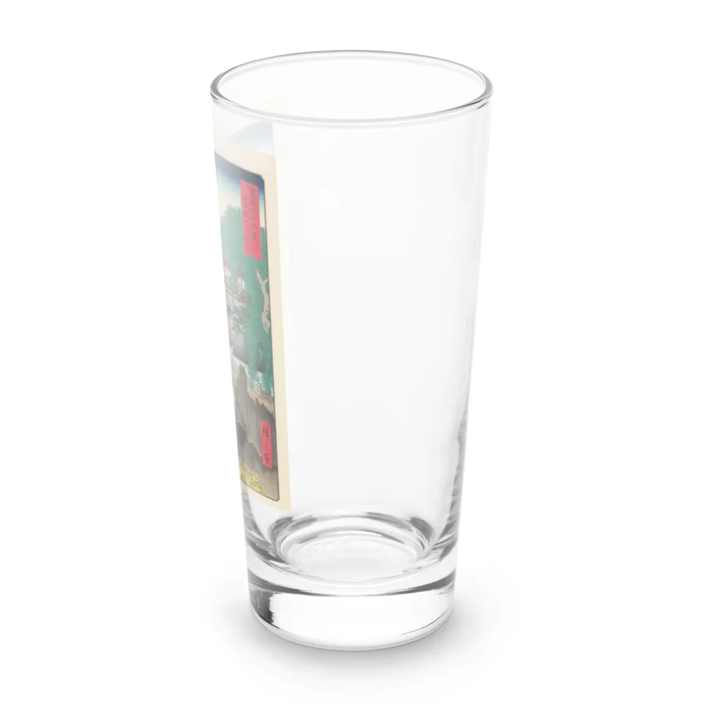 浮世絵屋の広重「冨二三十六景①　東都一石ばし」歌川広重の浮世絵 Long Sized Water Glass :right