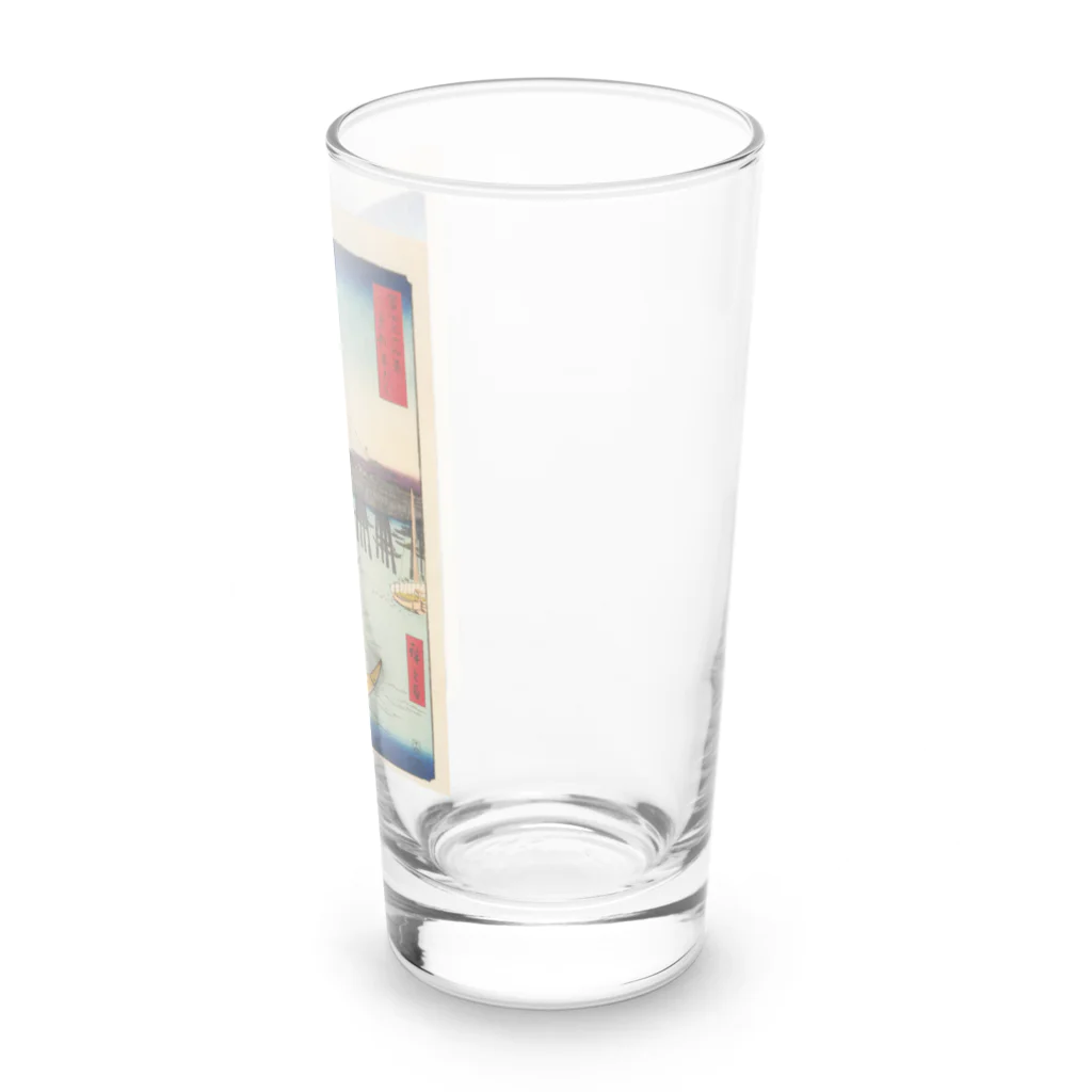 浮世絵屋の広重「冨二三十六景⑥　東都両ごく」歌川広重の浮世絵 Long Sized Water Glass :right