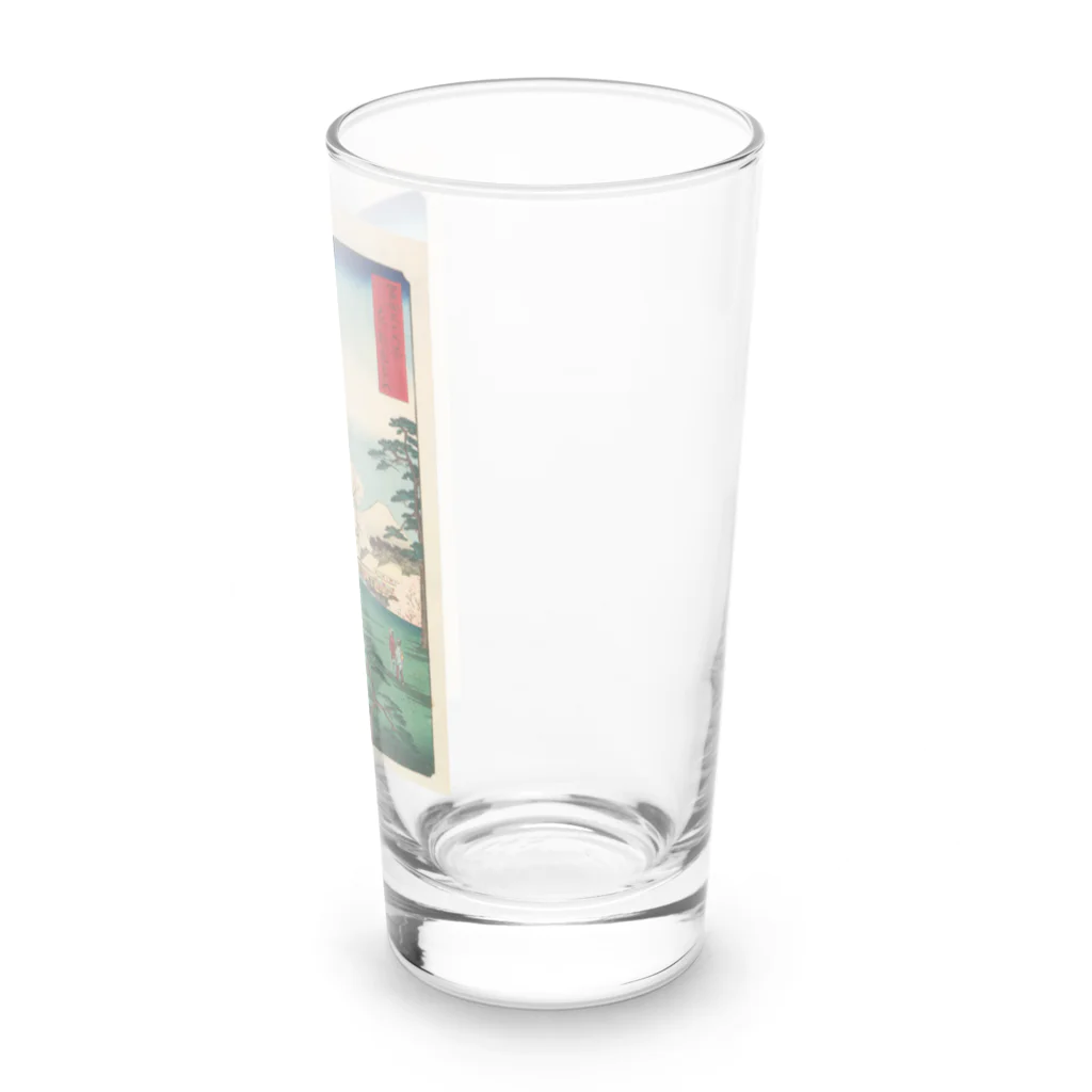 浮世絵屋の広重「冨二三十六景⑧　東都あすか山」歌川広重の浮世絵 Long Sized Water Glass :right