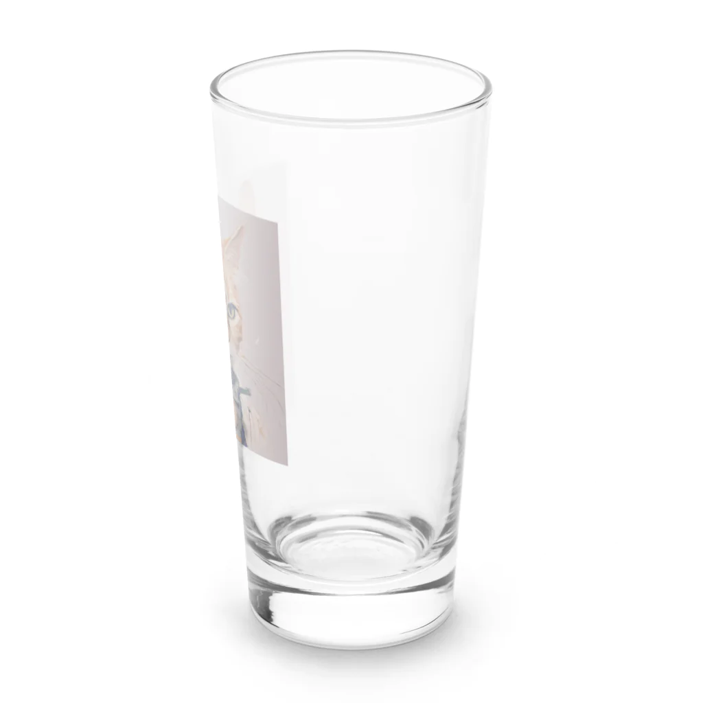 ミシンの猫 Long Sized Water Glass :right